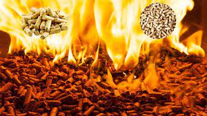 Firing of biomass pellet