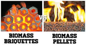 Difference briquette and pellet