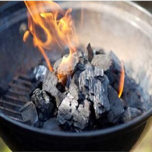 smokeless burning wooden charcoal