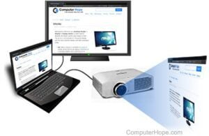 laptop-flatscreen-projector