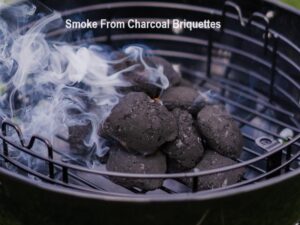 Smokes from Charcoal Briquette stoves HTG