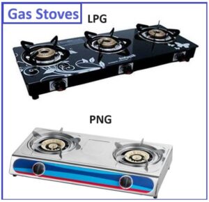 Comparison of Gas stoves for LPG and PNG