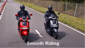 Smooth riding of EV scooter