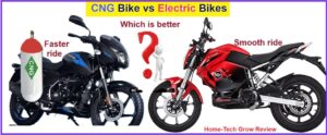 Comparison of CNG and electric Bikes in India