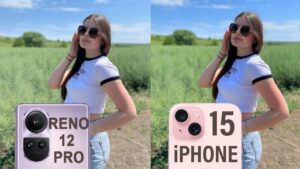 Oppo Reno 12 vs I phone 15 camera