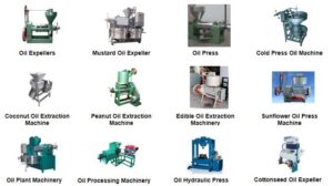 Different oil extraction machine types in India