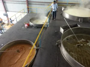 Automatic-jaggery-making-process in plant