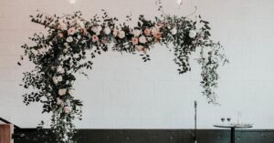 Floating Floral Arbor Installation