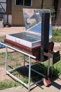 Hybrid solar oven