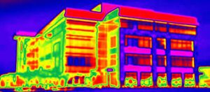 Temperature plot of building