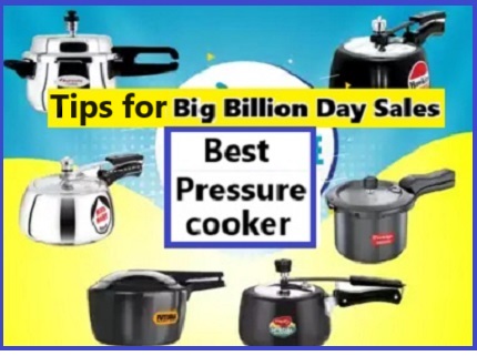 Pressure cooker Big Billion day sales online