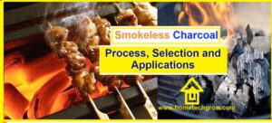 Smokeless wooden charcoal Process and applications
