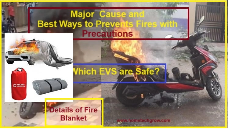 Major Cause and preventions of fires from battery in EV