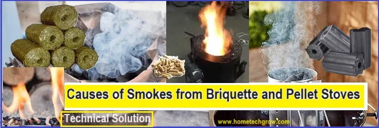 Smokes from biomass Briquette stoves and problems HTG