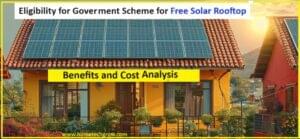 Government Schemes of Free Roof top Solar Panel 2024