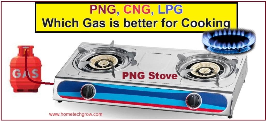 Which Gas is better for cooking PNG CNG LPG